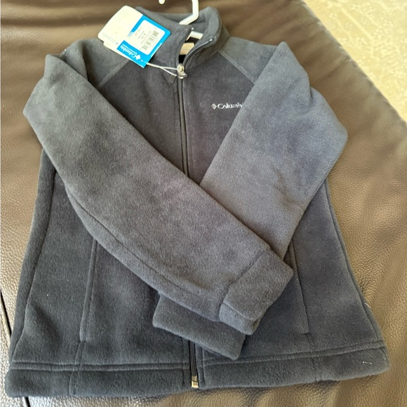Columbia Kids Fleece Jacket - Black - Picture 1 of 5